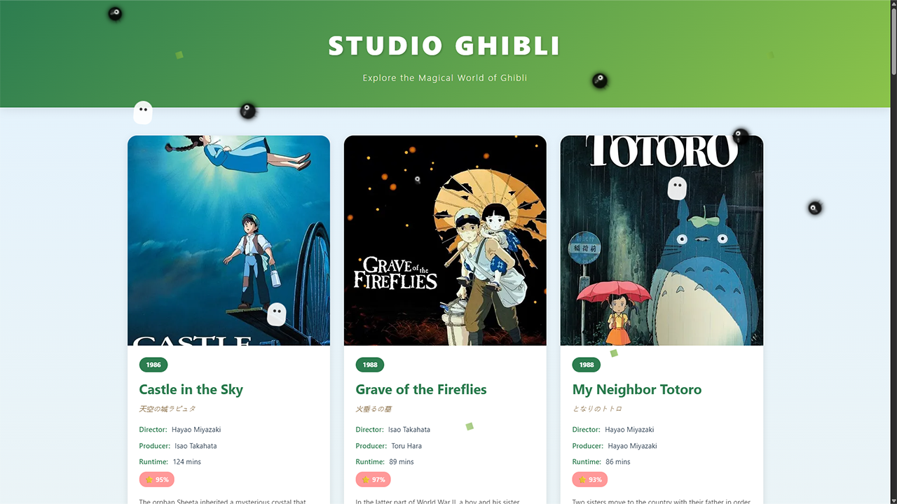 image of Studio Ghibli Fansite